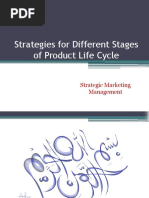 Strategies For Different Stages of Product Life Cycle: Strategic Marketing Management