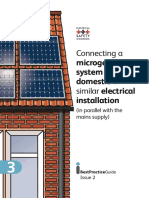 Connecting A Microgeneration System To A Domestic or Similar Electrical Installation