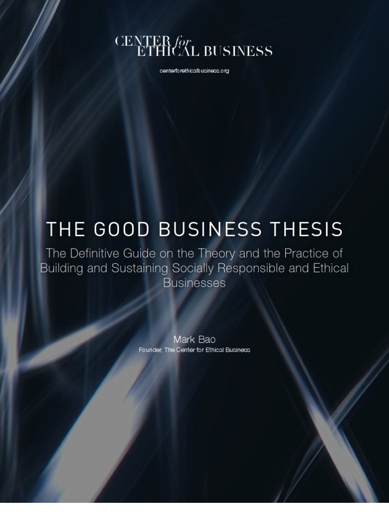 Thesis topics in business administration picture