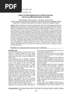 Impact of Xylitol Replacement on Physicochemical, Sensory & Microbial Quality of Cookies