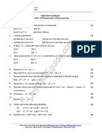 09 Mathematics Polynomials Test 02