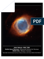 Helix Nebula NGC 7293: Hubble Space Telescope NOAO 0.9m