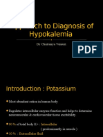 Approach To Diagnosis of Hypokalemia