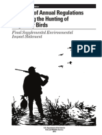 Part 2 - Final Seis - Issuance of Annual Regulations Permitting The Hunting of Migratory Birds