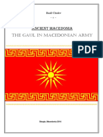 Ancient Macedonia -The Gaul in Macedonian Army