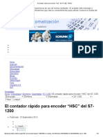 S7-1200 HSC encoder contador rápido