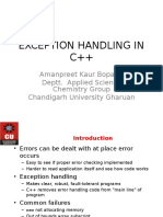 Exception Handling