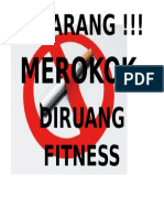 Dilarang Merokok Achwan