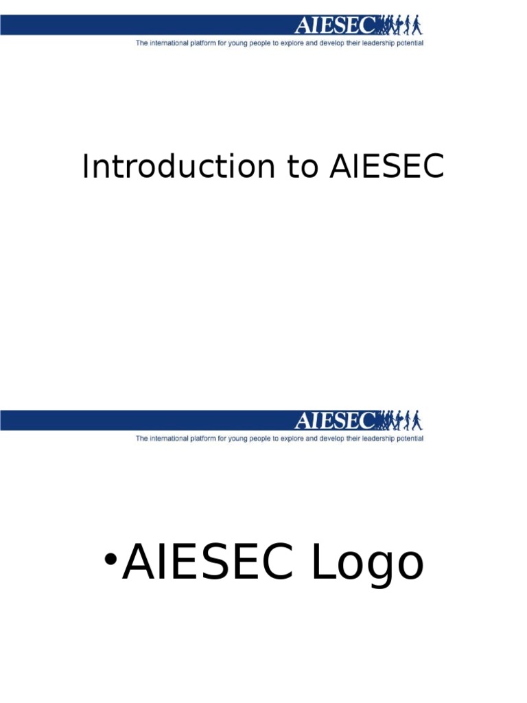 Intro To Aiesec | PDF | Leadership