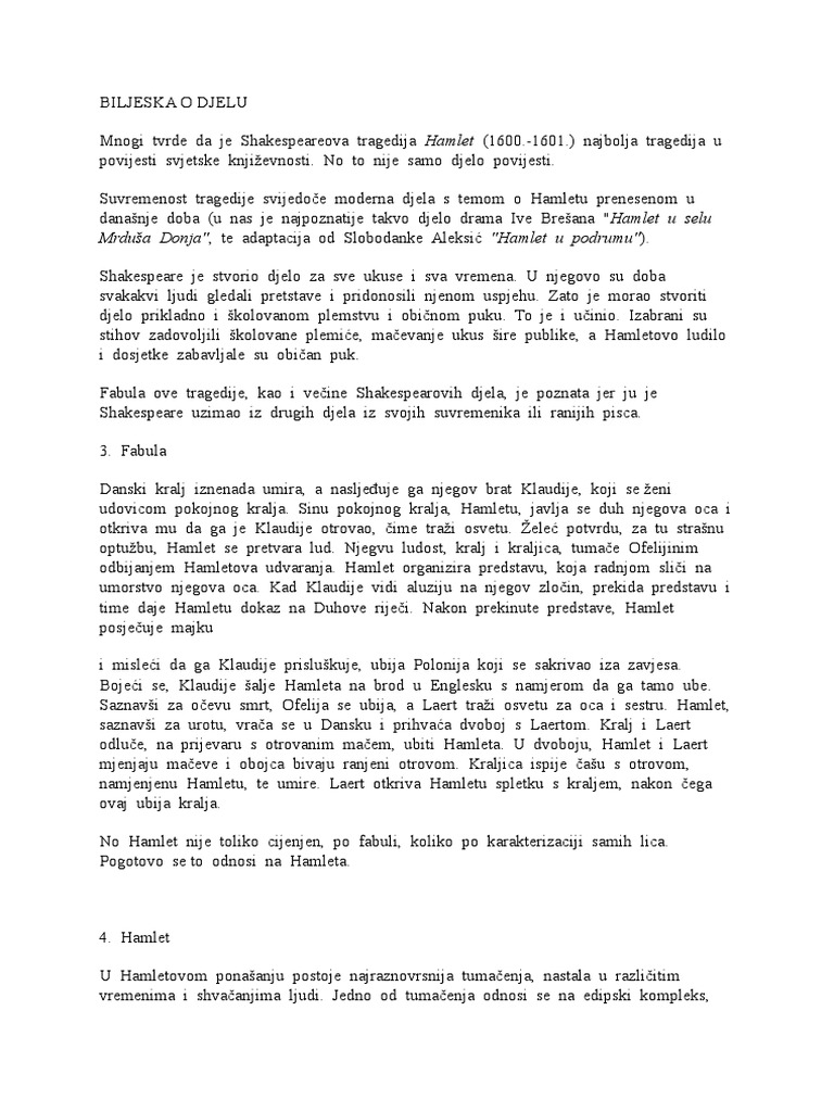 Hamlet | PDF