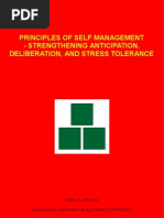 Principles of Self Management - Strengthening Anticipation, Deliberation, and Stress Tolerance