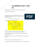 Como Crear Un Amplificador Casero Guia