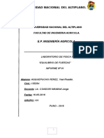 Fisica Informe Equilibrio de Fuerza