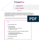 Uso del chat en Prestashop