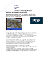 LaPlataYA. Nota Sobre Paso Bajo A Nivel Sobre 1 y Av. 32