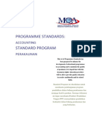 Program Standards Accounting