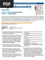 Download Lower intermediate lesson plan March by The Guardian SN31553362 doc pdf