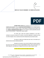 Petição Chamando o Feito À Ordem - Impugnação Aos Cálculos