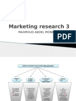 Marketing Research 3: Mahmoud Abdel Monem