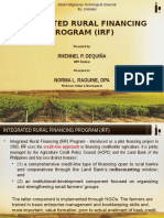 Integrated Rural Financing Program (Irf) - Rhennel