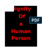 Dignity of A Human Person