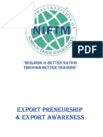 All Information About Export Entrepreneurship and Awareness