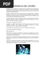 Resumen General Atomo  Átomos  Núcleo atómico