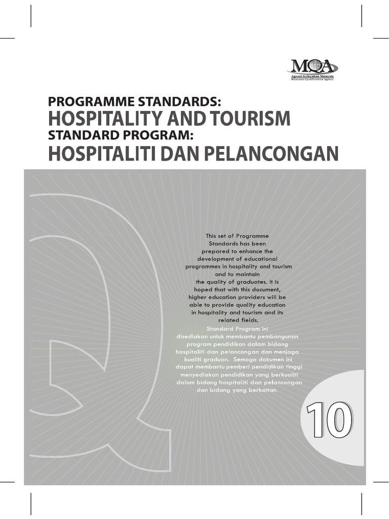 Programme Standards for Hospitality Education | PDF | Academic Degree ...