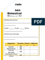 3er Grado - Bloque 4