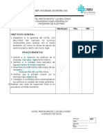 Programa de Auditoria Final