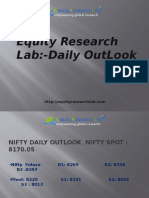 Nifty Daily Outlook 13 June Equity Research Lab