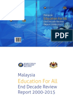 KPM - Malaysia Education For All (End Decade Review Report)