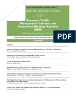 Advanced Traffic Management Systems and Automated Highway Systems 2000