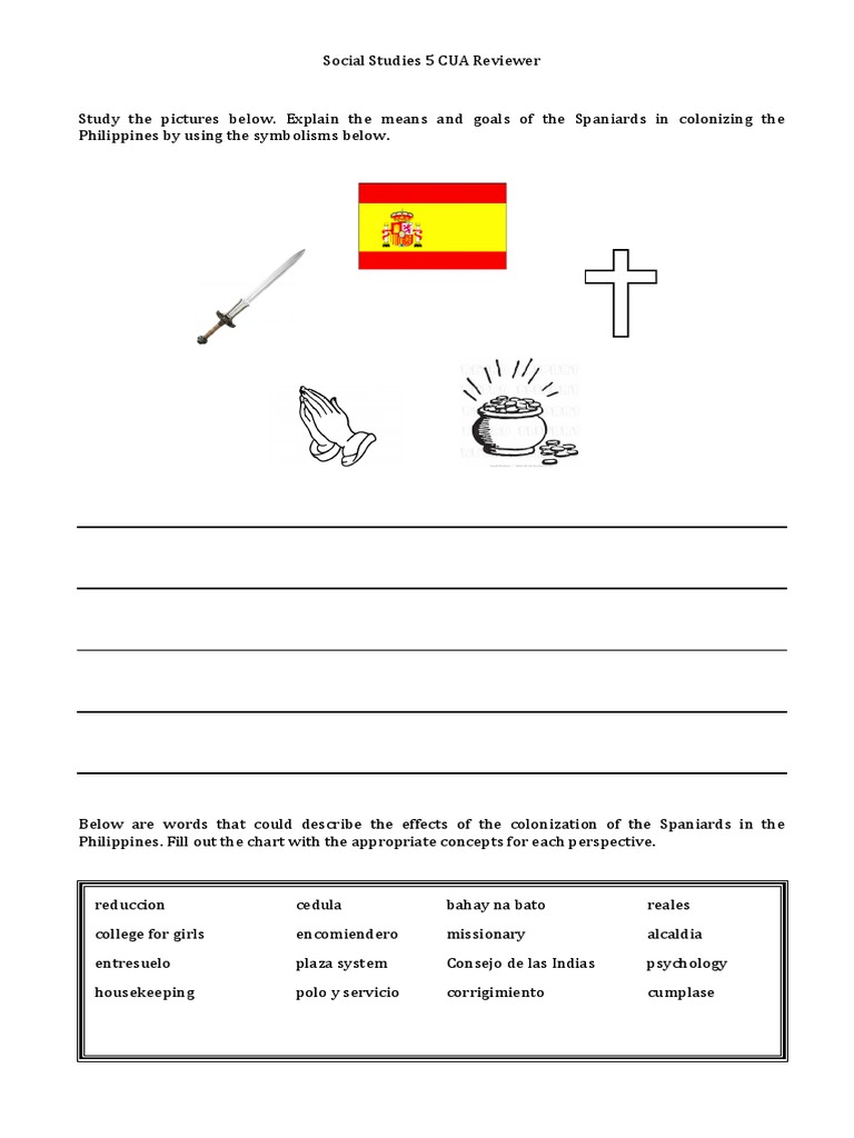 Social Studies 5 CUA Reviewer | PDF | History