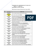 Senarai Bilik Ajk Techon 2015 (Kemaskini 12 Mei 2015)