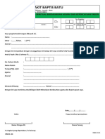 Form Permintaan Rohaniwan Pasien