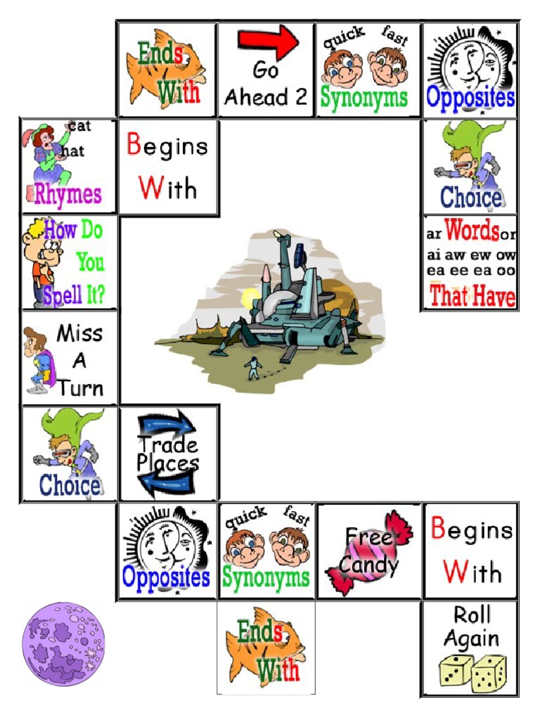 Dice Game for Word Skills Practice | PDF