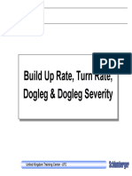 Build Up Rate, Turn Rate, Dogleg & Dogleg Severity: United Kingdom Training Center - UTC