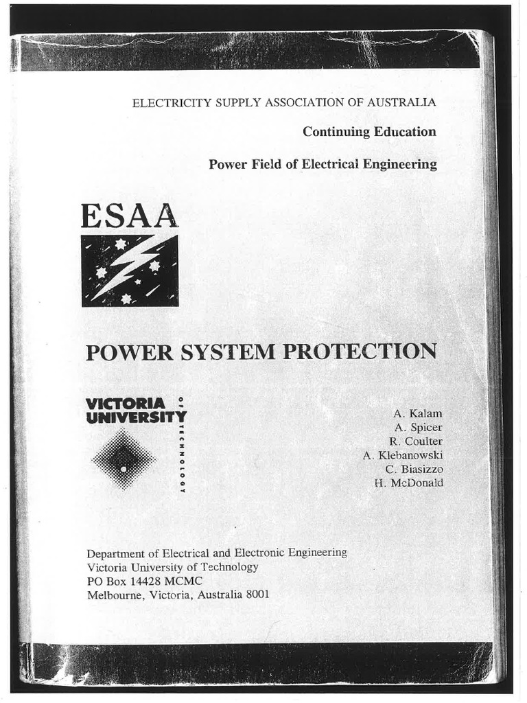 ESAA Power System Protection-Book | PDF
