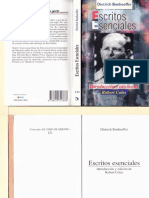 Bonhoeffer, Dietrich - Escritos Esenciales