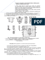 Confectionarea Formelor Formarea Manuala La Crud Si Folosind Tehnica Vidului Pentru Obtinerea Semifabricatelor Turnate