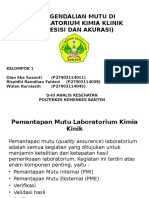 Pengendalian Mutu Di Laboratorium Kimia Klinik