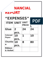 Financial Report