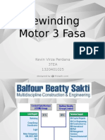 Rewinding Motor 3 Fasa