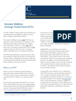 SEC () - Investor Bulletin - Exchange-Traded Funds (ETFs)