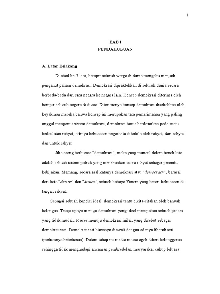MAKALAH DEMOKRASI