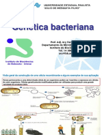 Aula - Genetica Bacteriana PDF