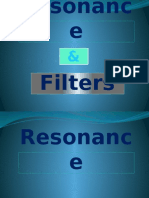 Resonance and Filters
