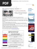 NR 26 – Sinalização de Segurança – Revisão 2011 – Academia Platônica de Ensino