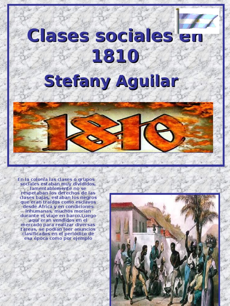 Clases Sociales En Argentina De 1810 Casta M tis